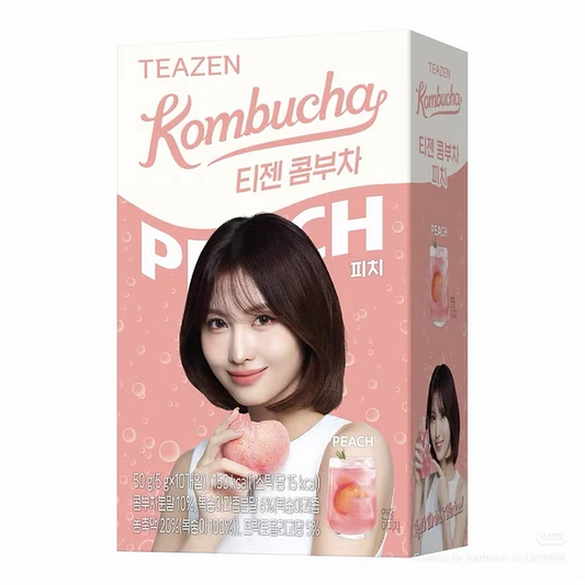 TWICE KOMBUCHA DURAZNO TEAZEN 50g x 12 UNIDADES