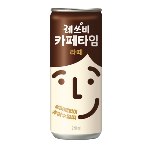 LETS BE CAFE CON LECHE LOTTE 240ml x 30 UNIDADES