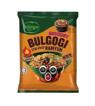 RAMYEOM STIR-FRY SABOR BULGOGI (CARNE) BIBIGO 122g X 48 UNIDADES