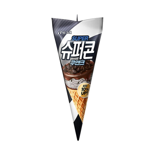 HELADO SUPER CONE SABOR COOKIES & CREAM BINGGRAE 150g x 24 UNIDADES