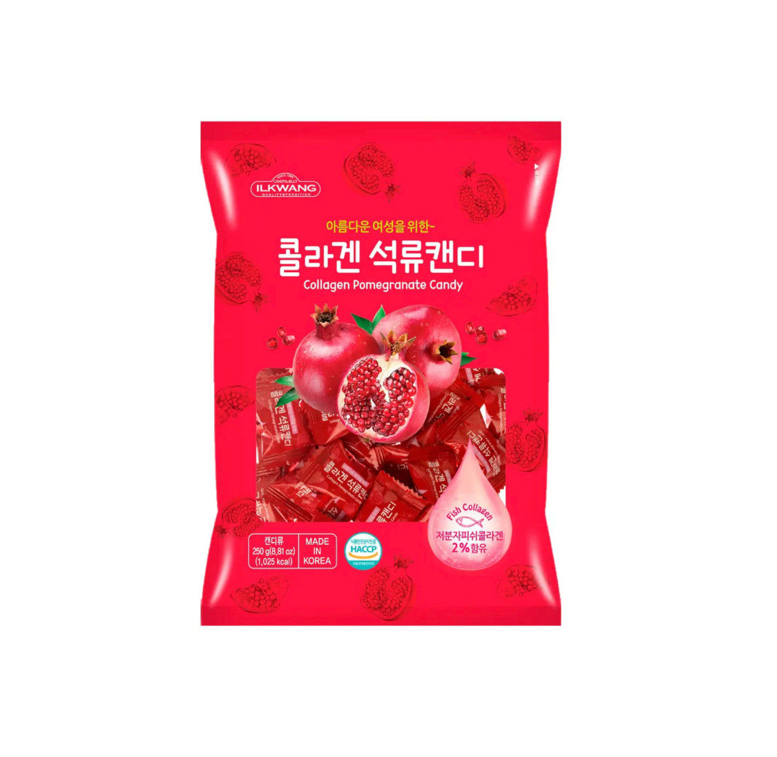 DULCE DE GRANADA CON COLÁGENO ILKWANG 250g X 10 UNIDADES