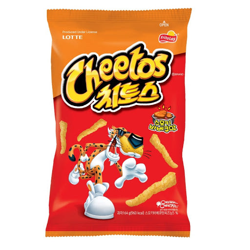 SNACK CHEETOS SABOR BARBACOA LOTTE 82g x 12 UNIDADES