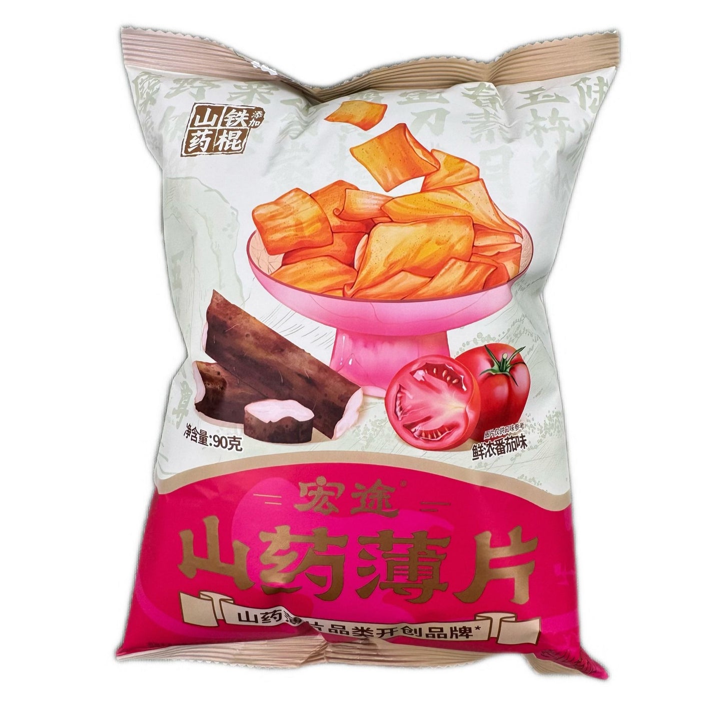 PAPAS DE ÑAME SABOR TOMATE 70g x 24 UNIDADES