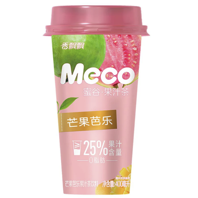 MECO TE HELADO SABOR MANGO Y GUAYABA 400ml x 15 UNIDADES