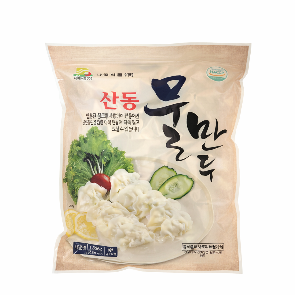 MANDU DE CARNE AL AGUA SANDONG 1.35kg x 6 UNIDADES