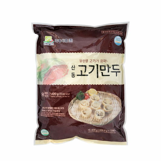 MANDU DE CARNE REDONDO CHICO SANDONG 1.4kg x 6 UNIDADES