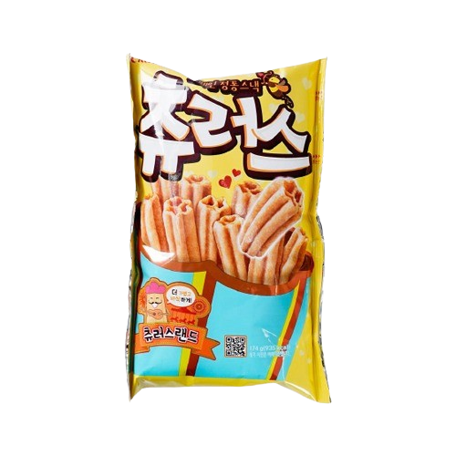 SNACK CHURROS SABOR CANELA Y AZUCAR CROWN 84g x 16 UNIDADES