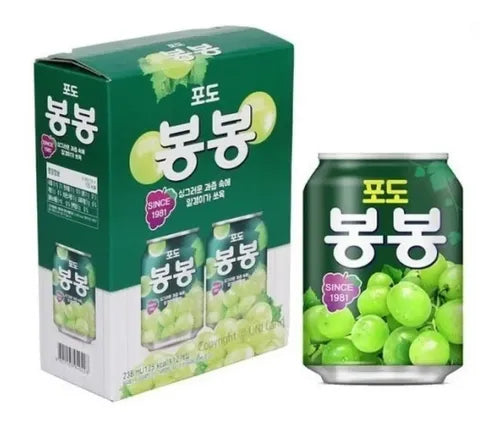 BONG BONG SABOR UVA VERDE HAITAI 238ml x 72 UNIDADES