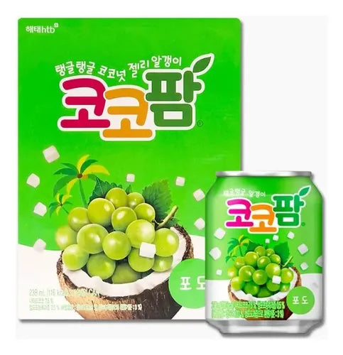 COCOPALM SABOR UVA VERDE HAITAI 238ml x 72 UNIDADES