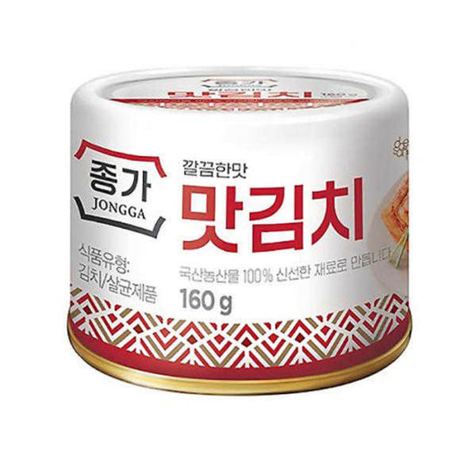 KIMCHI EN LATA 160g JONGGA x 36 UNIDADES