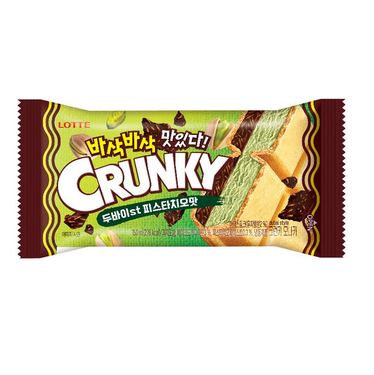 HELADO CRUNKY CREMA DE PISTACHO MONAKA LOTTE 150ml X 24 UNIDADES