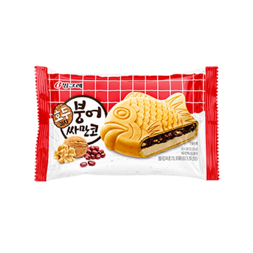 HELADO DE SSAMANCO SABOR PORTOS CON NUEZ BINGGRAE 150ml x 30 UNIDADES