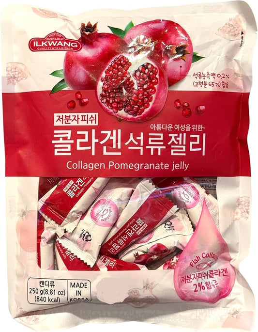 GOMITAS DE COLÁGENO POMEGRANATE JELLY ILKWANG 250g X 10 UNIDADES