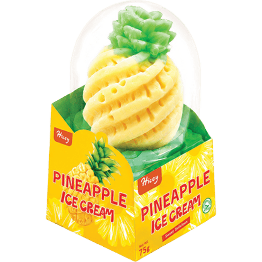 HELADO DE PIÑA FORMA FRUTA HICEY 75g X 12 UNIDADES
