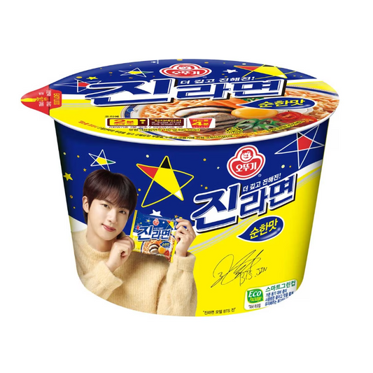 JIN RAMYEON  SABOR SUAVE VASO GRANDE OTTOGI 110g x 12 UNIDADES