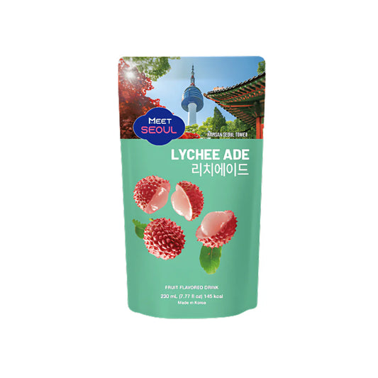 POUCH SABOR LYCHEE ADE MEET SEOUL 230ml X 50 UNIDADES