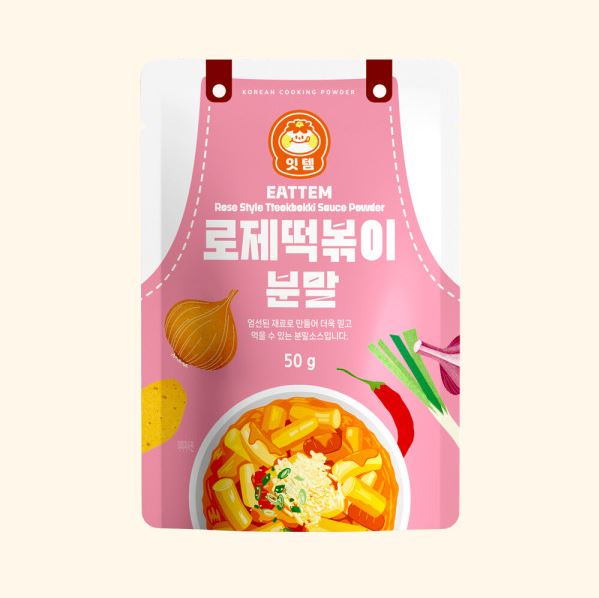 POLVO PARA TTEOKBOKKI ROSE WOOYOUNG 50g X 30 UNIDADES