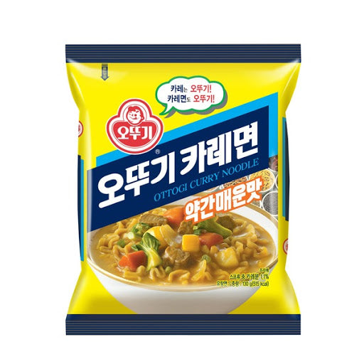 RAMYEON SABOR CURRY BOLSA OTTOGI 130g x 32 UNIDADES