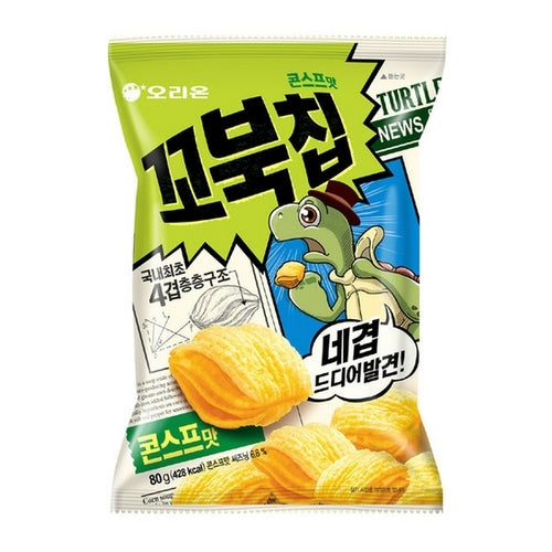 SNACK TORTUGA SABOR CREMA DE CHOCLO ORION 80g x 12 UNIDADES