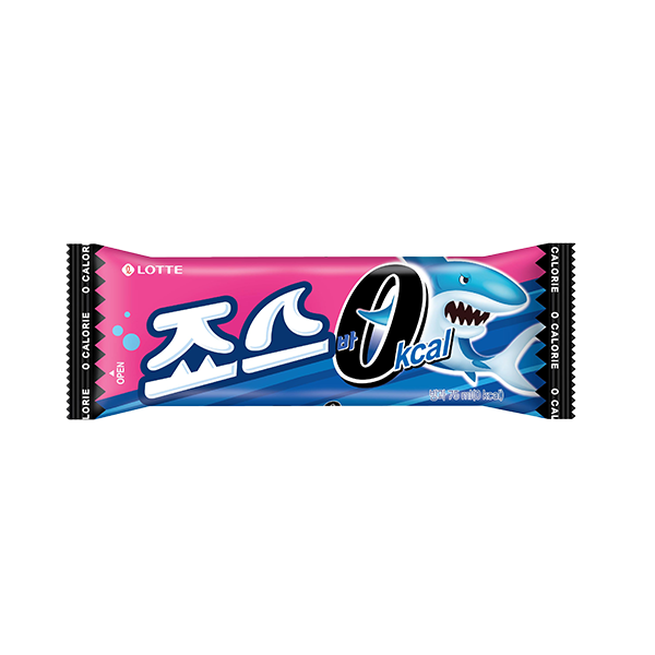 HELADO JAWSBAR SABOR FRUTILLA NARANJA ZERO LOTTE 75g x 40 UNIDADES