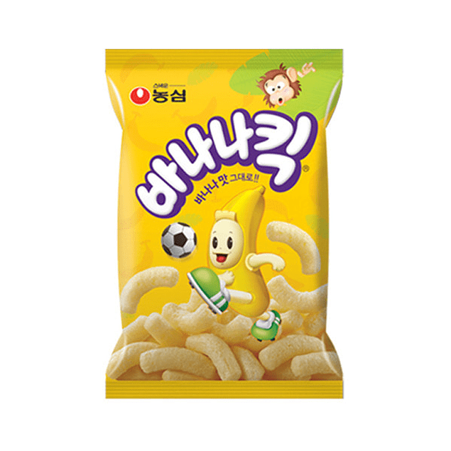 SNACK SABOR PLATANO NONGSHIM 75g x 20 UNIDADES