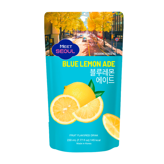 POUCH SABOR LIMONADA AZUL ADE MEET SEOUL 230ml X 50 UNIDADES
