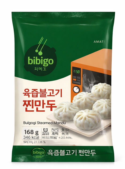 MANDU MICROONDA BULGOGI BIBIGO 168g x 24 UNIDADES