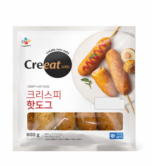 GREAT CRISPY HOTDOG ORIGINAL CJ 800g x 8 UNIDADES