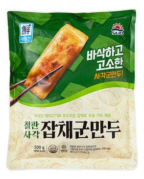 MANDU FRITO RECTANGULAR DE JAPCHAE DAERIM 500g x 16 UNIDADES