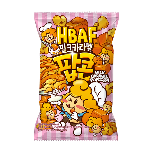 POPCORN SABOR CARAMELO HBAF 80g x 12 UNIDAD