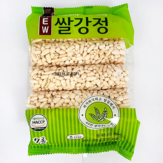 ROLLS DE ARROZ INFLADO DULCE CHOEUN 80g x 20 UNIDADES