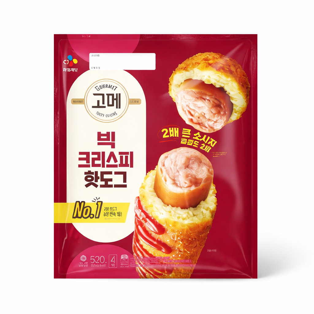 GOURMET BIG HOTDOG ORIGINAL CJ 520g x 12 UNIDADES