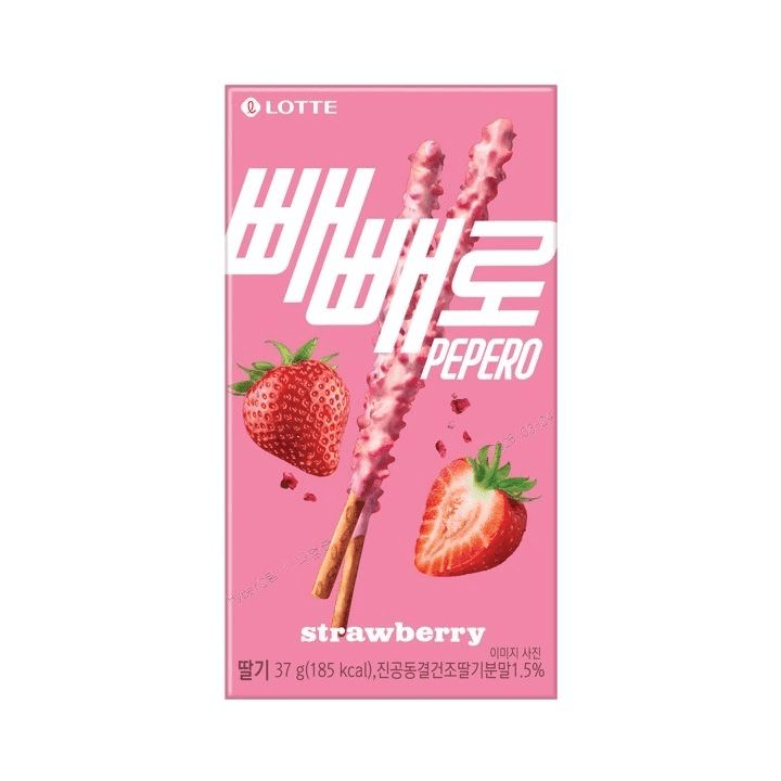 PEPERO SABOR FRUTILLA LOTTE 37gr X 40 UNIDADES