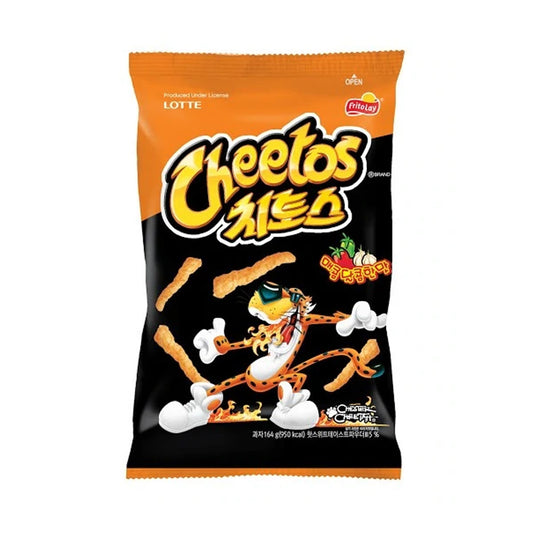 SNACK CHEETOS SABOR DULCE PICANTE LOTTE 82g x 12 UNIDADES