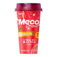 MECO TE HELADO SABOR DURAZNO Y POMELO ROJO 400ml x 15 UNIDADES
