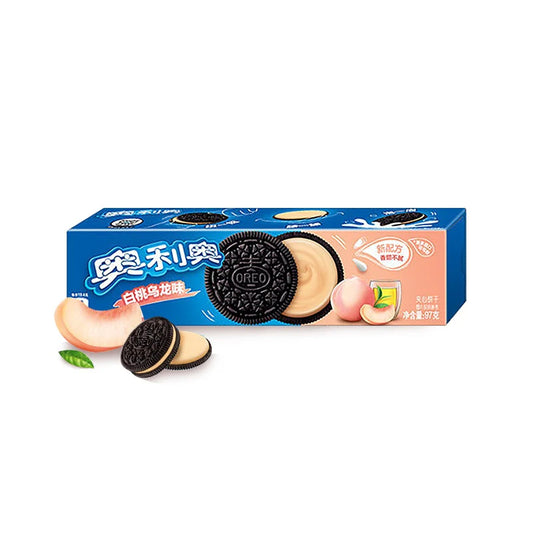 GALLETAS OREO SABOR TE OOLONG Y DURAZNO 97g x 24 UNIDADES