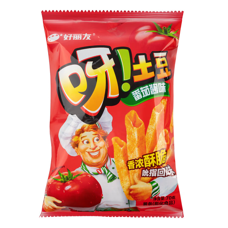 PAPAS ORION SABOR KETCHUP 70g x 20 UNIDADES