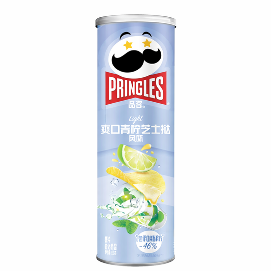 PAPAS PRINGLES SABOR CHEESECAKE LIMA LIMON 110g x 20 UNIDADES