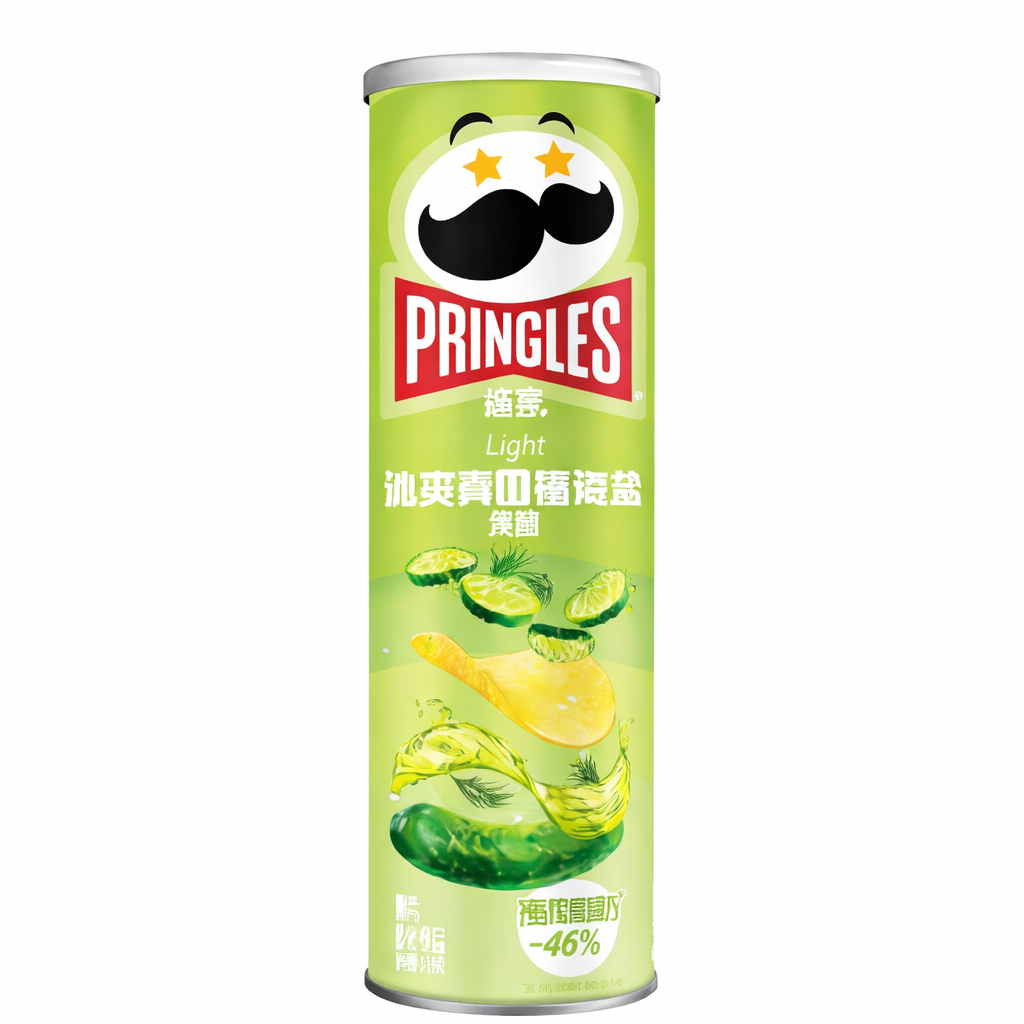 PAPAS PRINGLES SABOR PEPINO Y SAL DE MAR 110g x 20 UNIDADES