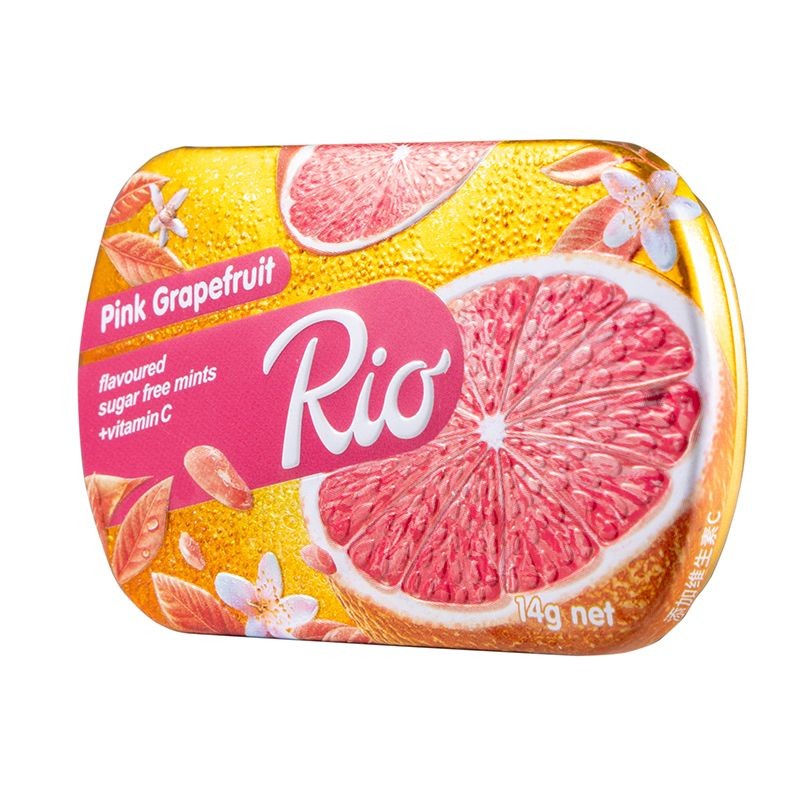 MENTAS SIN AZUCAR RIO SABOR POMELO 14g x 12 UNIDADES
