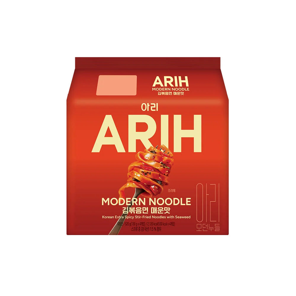 [PRE-VENTA] ARIH RAMYEON SABOR ALGA SUPER PICANTE BOLSA PALDO 130g X 16 UNIDADES