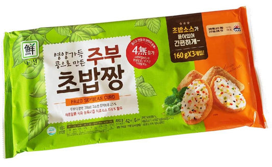 BOLSITAS DE TOFU FRITO MARINADO DAERIM 480g x 12 UNIDADES